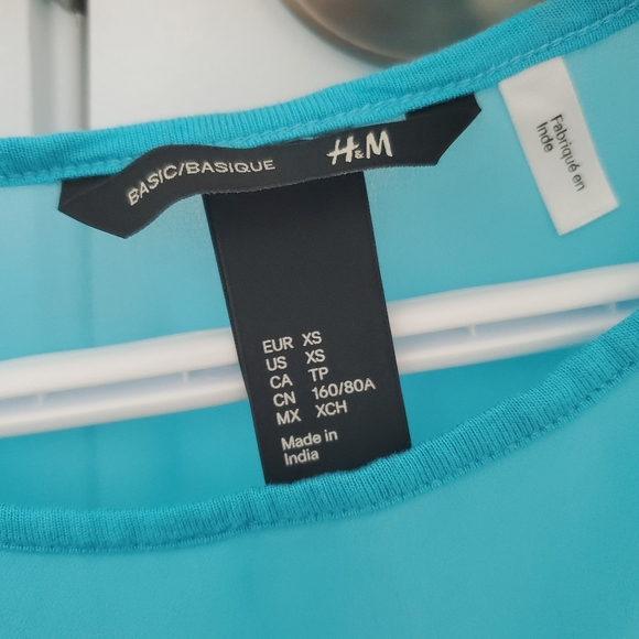 H&M Basic Blue Sleeveless Dress - Picture 3 of 3